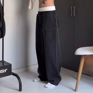 Bastard Double Waist Sweat Pants